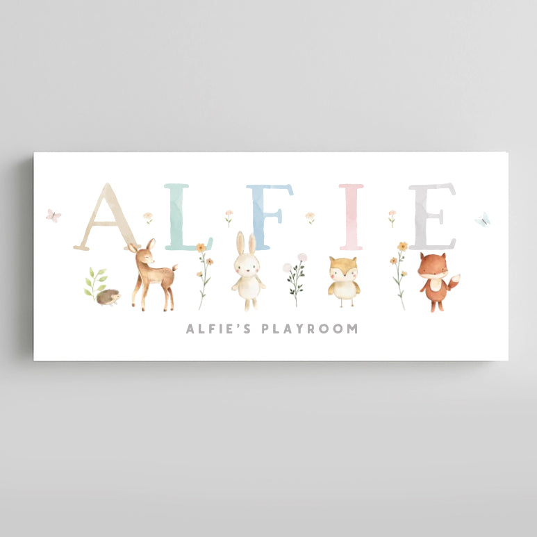 Wooden Door Signs | Nursery Name Plaques