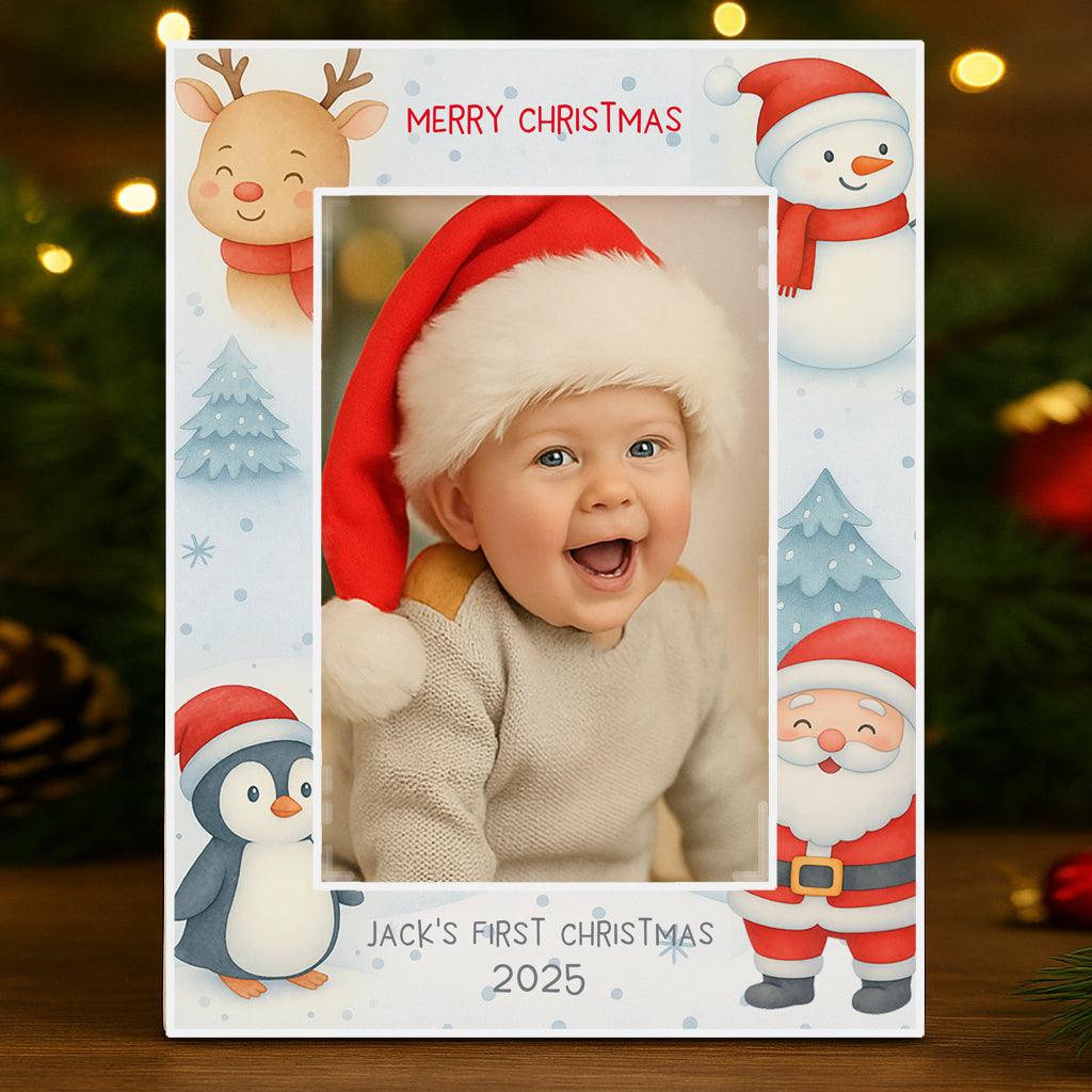 My First Christmas - Personalised Photo Frame