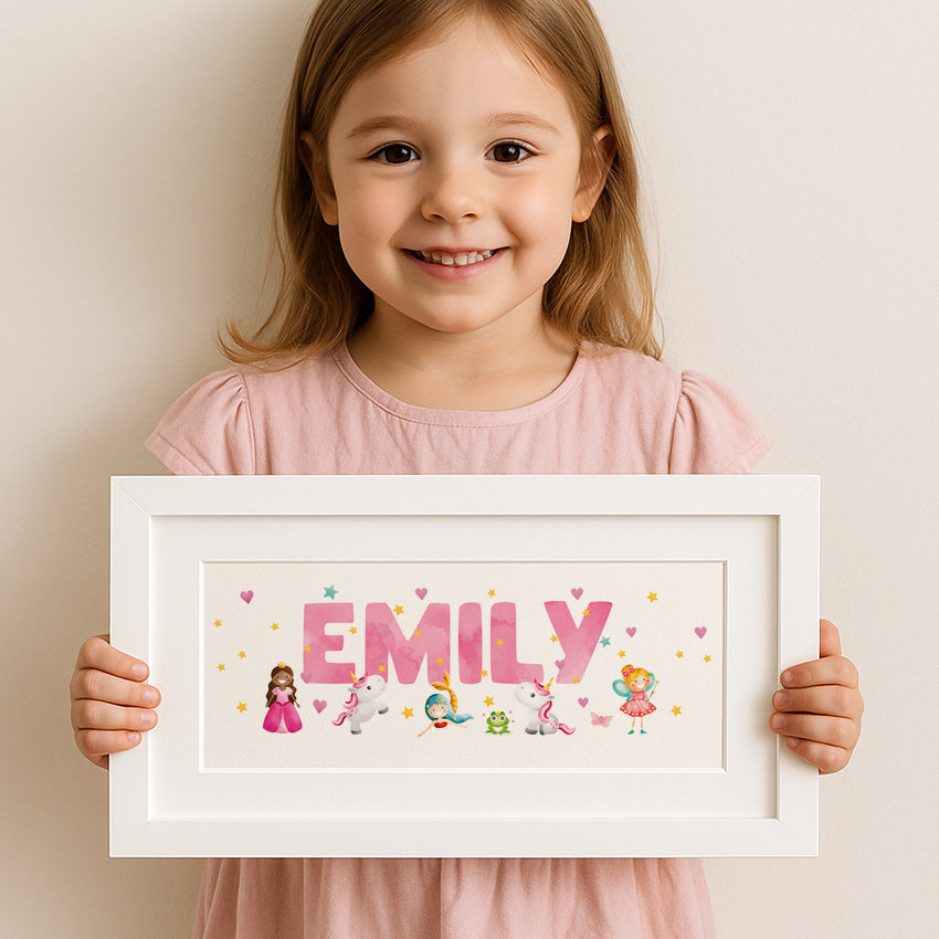 Fairytale Baby Name Frame
