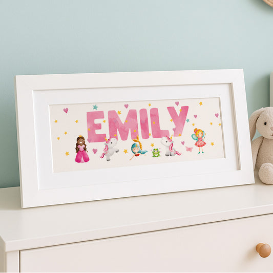 Fairytale Baby Name Frame