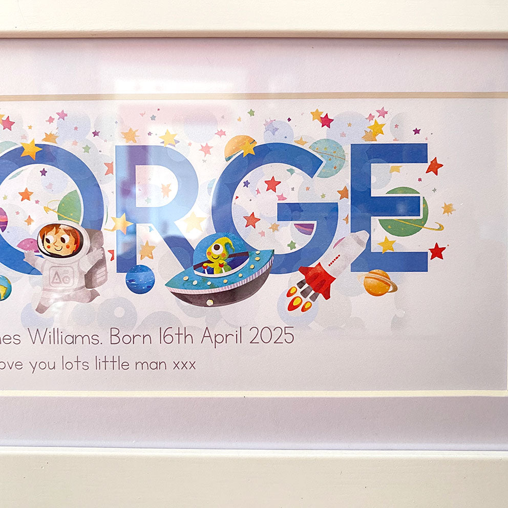 Space Name Frame