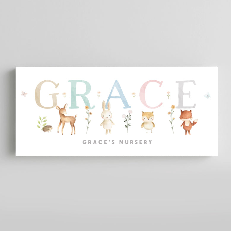 Wooden Door Signs | Nursery Name Plaques