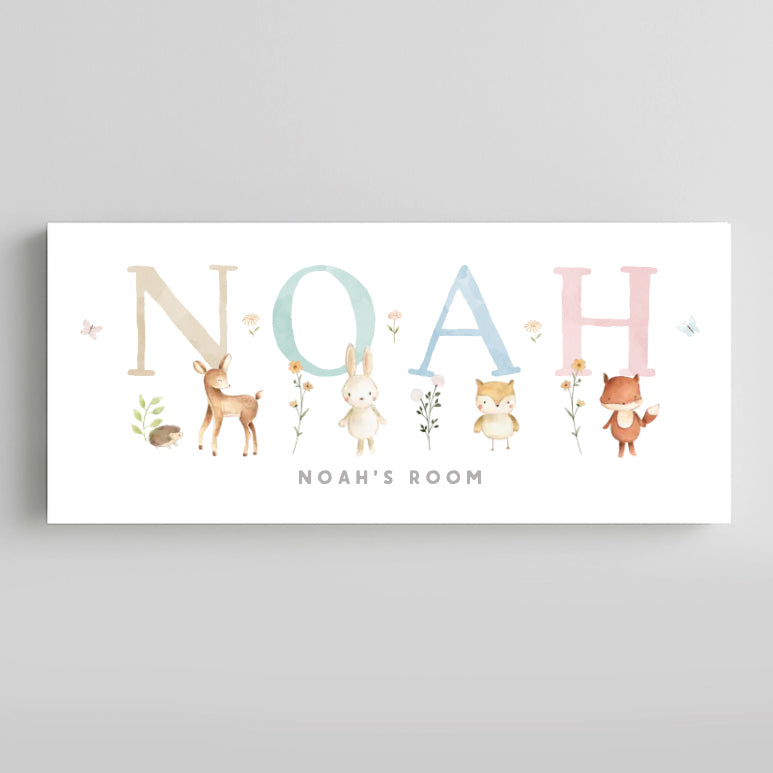 Wooden Door Signs | Nursery Name Plaques