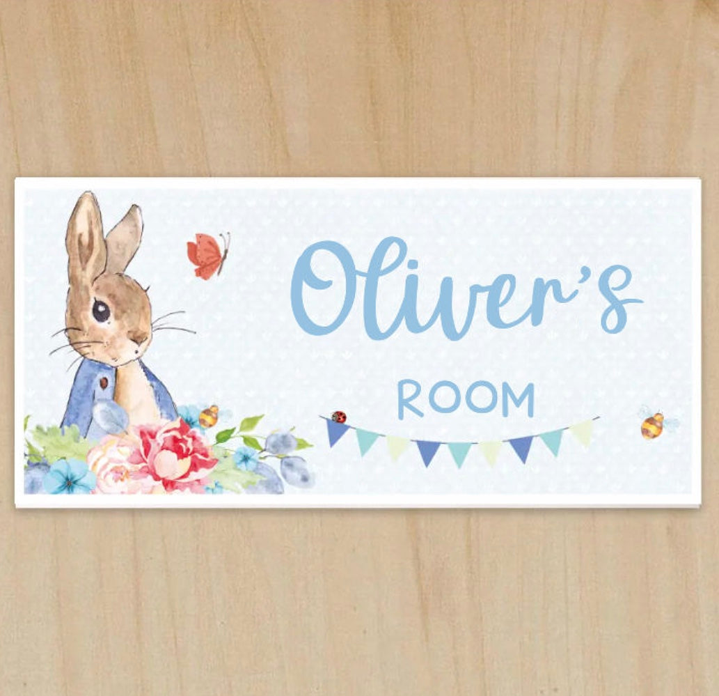 Wooden Door Signs, Nursery Name Plaques