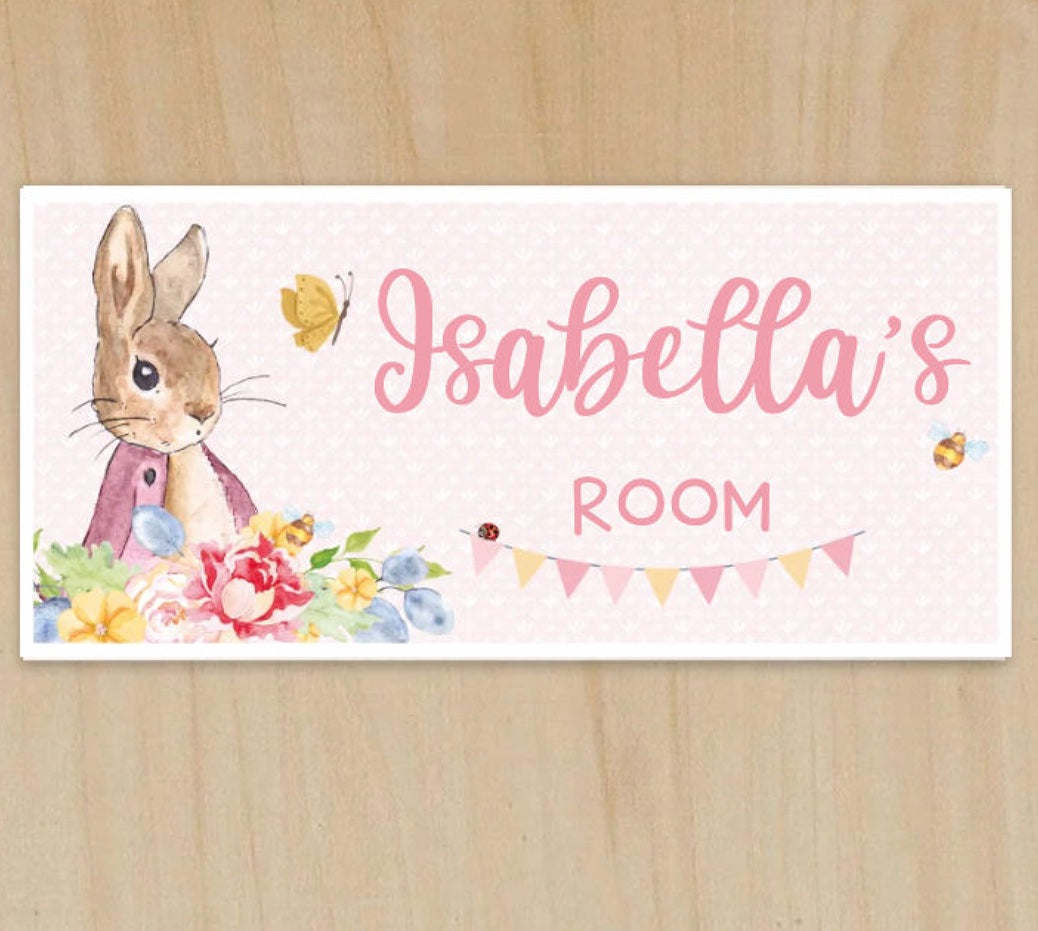 Wooden Door Signs, Nursery Name Plaques