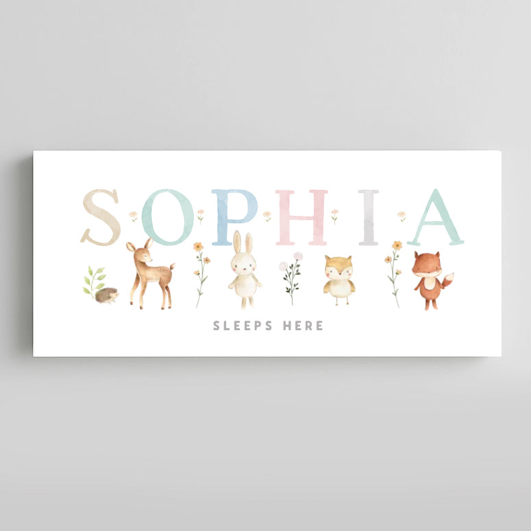Wooden Door Signs | Nursery Name Plaques