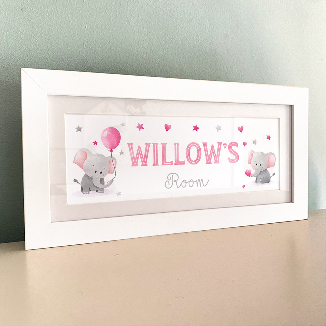 Little Elephants Room Plaque