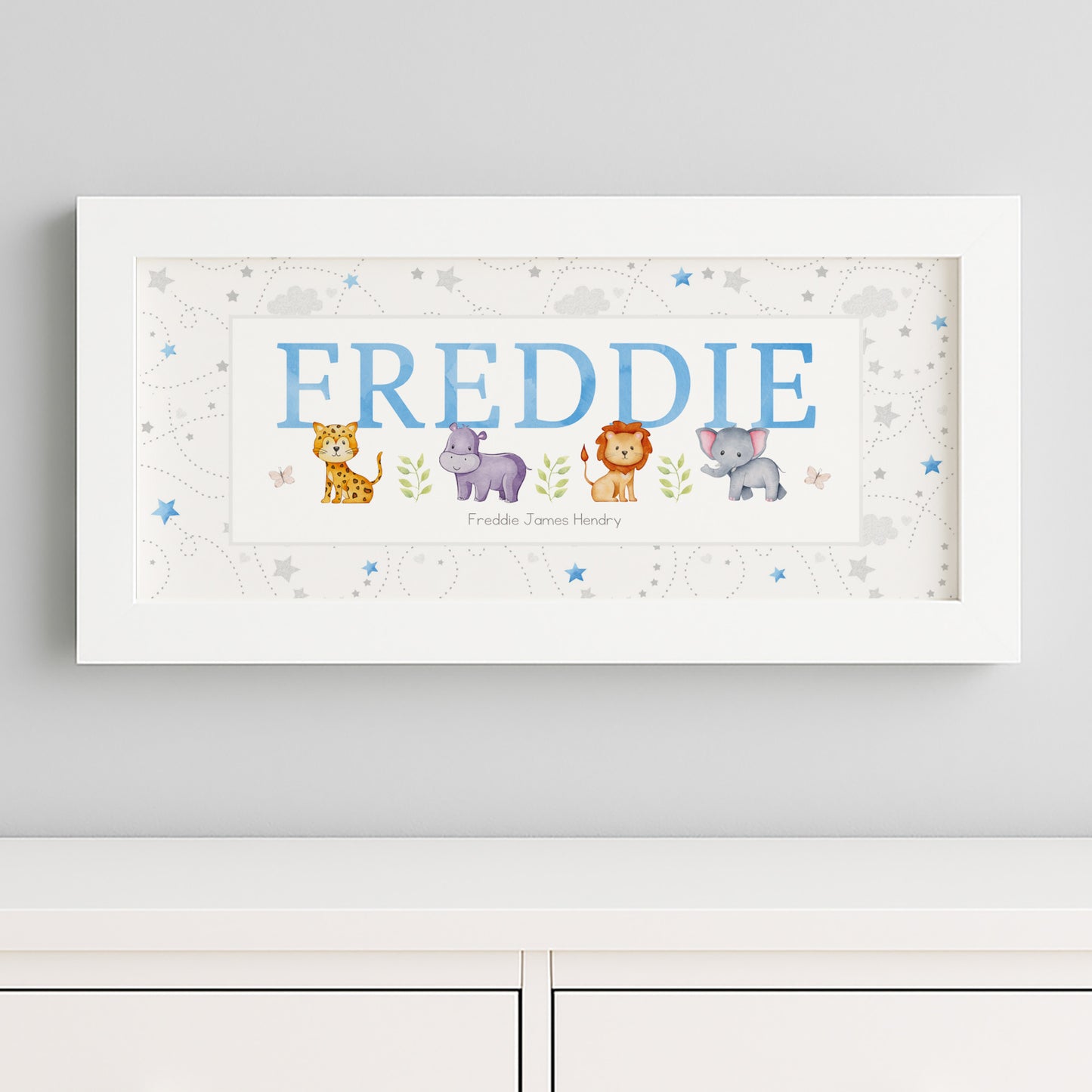 Jungle Animals Name Frames