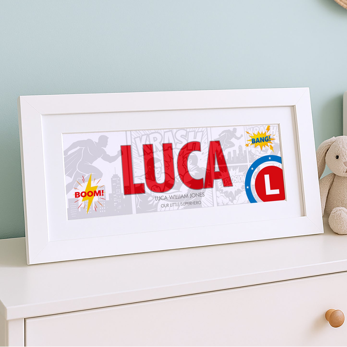 Superhero Name Frame