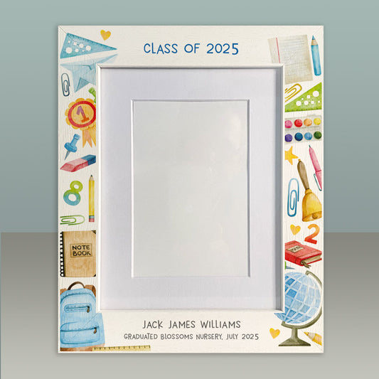 First Day Of School/Graduation Day - Personalised Photo Frame.