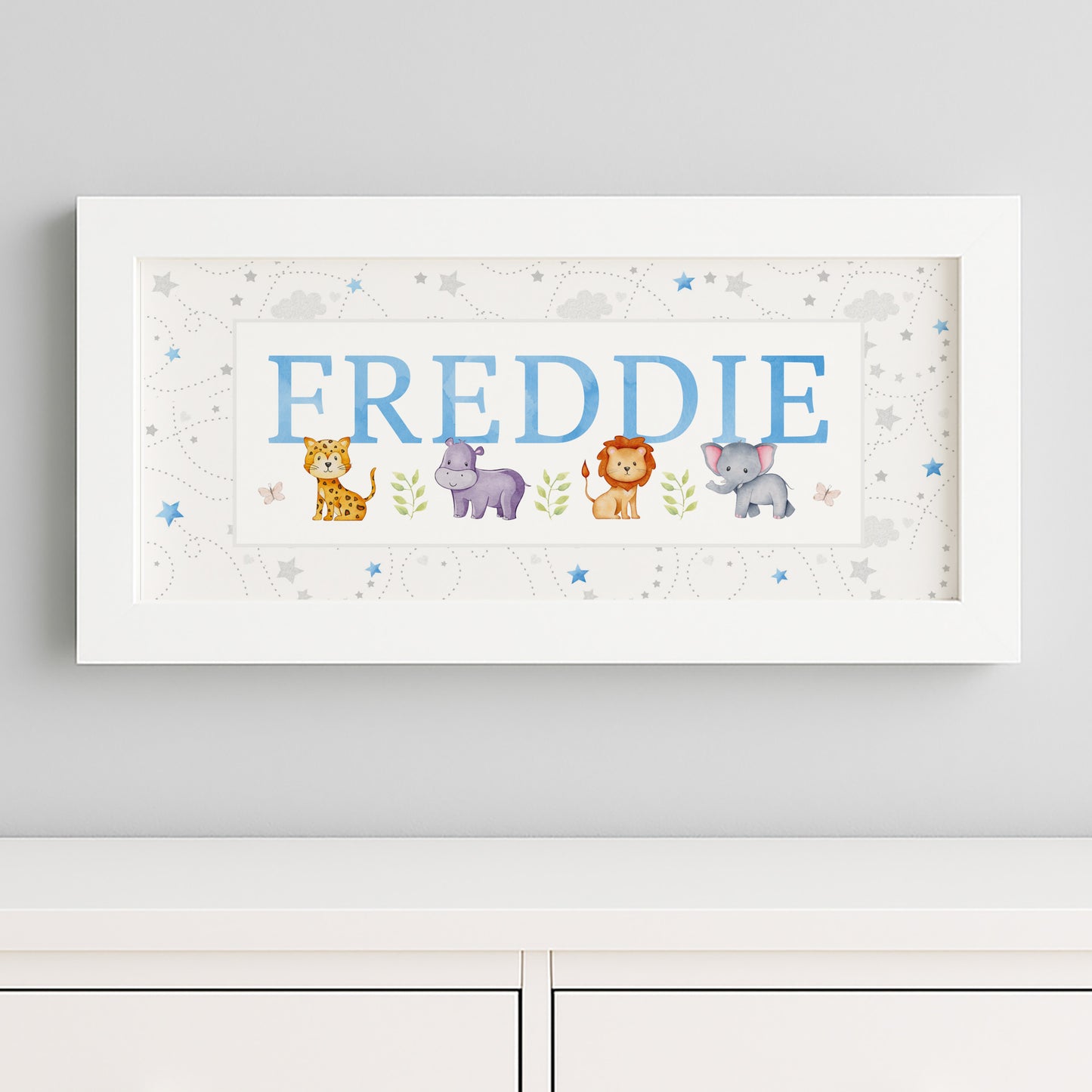 Jungle Animals Name Frames