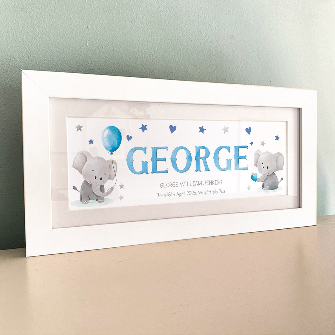 Little Elephants Name Frame