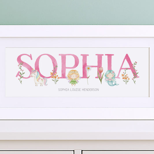 Fairytale Baby Name Frames